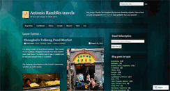 Desktop Screenshot of antoniorambles.com